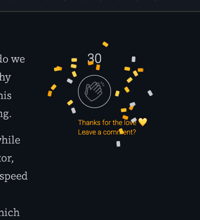 What happens when you fill the button on my blog